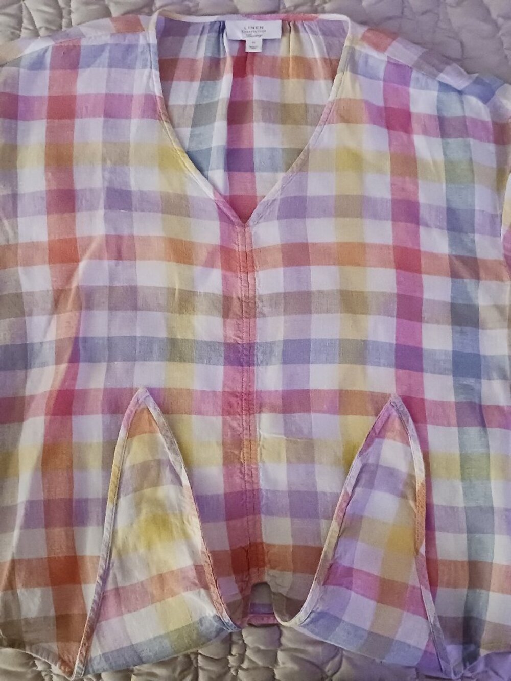 Charter Club Linen Blouse